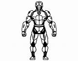 Robot Luchador Colorare Espaldas Indietro Robots Acolore Dessins Coloritou sketch template
