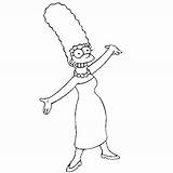 Marge Homer Colorier Coloriages Laughter Copia Maggie Sencillos Realistas Increíbles Deadpool Lápiz Fieltro Arbol Choisir sketch template