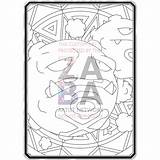 Weezing Coloring sketch template