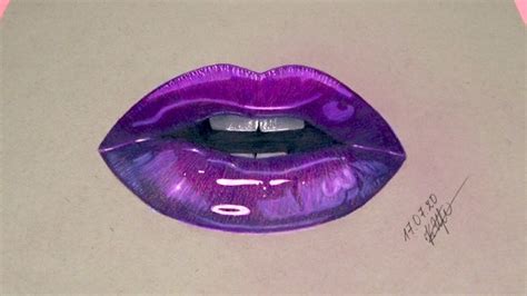 drawing ideas colored pencil lips degraff family