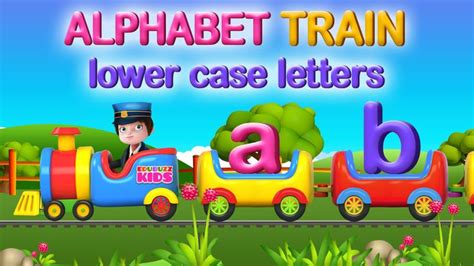 Alphabet Train For Learning Lowercase Letters A B C D E F
