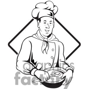 man cooking clipart   cliparts  images  clipground