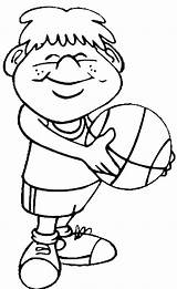 Coloring Pages Exercise Preschoolers Boy Printable Volleyball Begin Smiling Basketball Getdrawings Kids Player Getcolorings Color Drawing Print sketch template