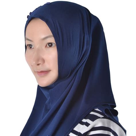 hawei home arabic muslim keffiyeh scarf wrap crystal flower head cover