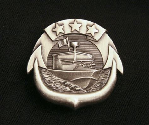 navy usn small craft enlisted badge regulation full size ebay