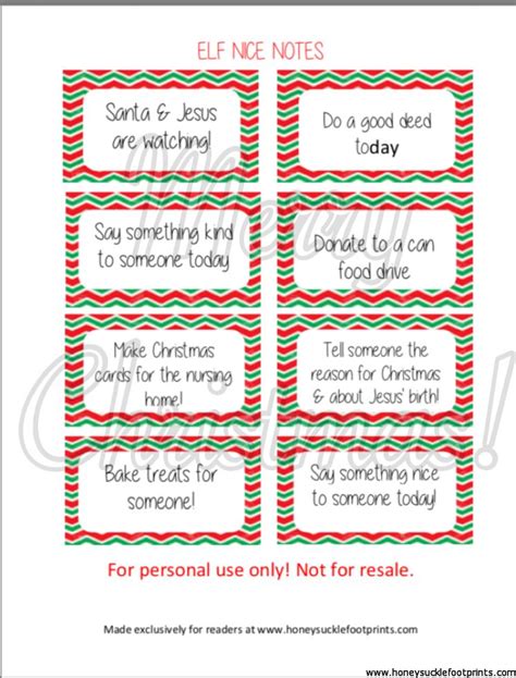 elf   shelf  elf printables honeysuckle footprints