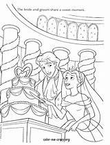 Wedding Disney Pages Coloring Cinderella Wishes Princess Printable Fresh Getdrawings Color Getcolorings sketch template