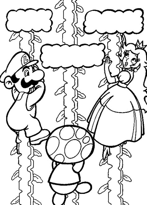 mario party characters coloring pages