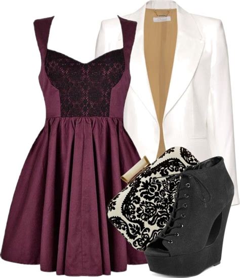 Untitled 1194 Skater Dress Polyvore Outfits Fashion
