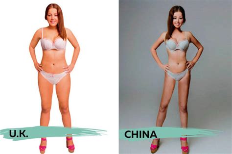 perfect womans body shape and size in 18 different countries around the world daily star