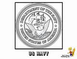 Coloring Pages Military Navy Logo Marine Army Emblems Clipart Corp Ship Seal Print Sheets Flag Insignia Kids Gif Popular Seals sketch template