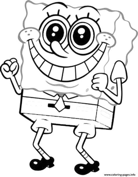 coloring pages  kids spongebob big smileead coloring pages printable