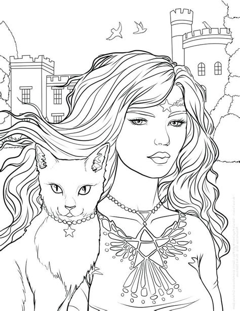 witch coloring pages  adults xflt witch coloring sheet imposing