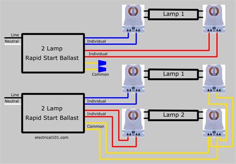 rapid start ballast lampholder wiring  lamps electrical