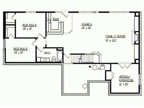 exceptional  sq ft house plans  basement  home plans design