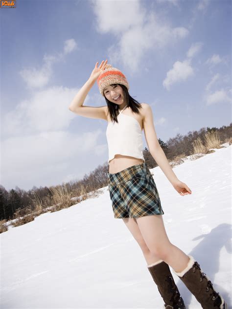 Japanese Girl Pictures Cute Pic Rina Koike Snow Day