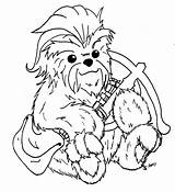 Chewbacca Coloring Pages Outline Chewie Cute Drawing Baby Printable Wookie Deviantart Print Getcolorings Drawings Color Getdrawings sketch template