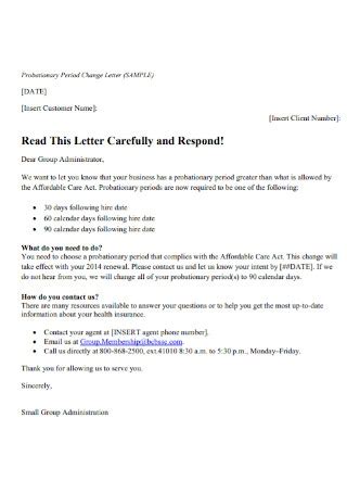 write   day probation letter onvacationswallcom