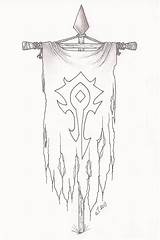 Horde Tattoo Warcraft Wow Symbol Choose Board sketch template