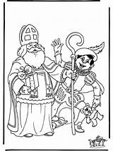 Sinterklaas Nicolae Mos Sint Colorat Kleurplaten Cadouri Sankt Planse Nikolaus Nicolas Advertentie Anzeige Annonce Jetztmalen sketch template