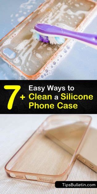 easy ways  clean  silicone phone case