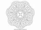 Diwali Rangoli Coloring Pages Mandala Seç Pano Printables sketch template