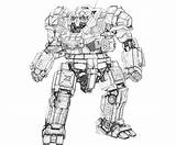 Coloring Pages Atlas Mech Mechwarrior Printable Actions Online Titan Drawing Fall Mecha Fujiwara Yumiko Mechanical Robots Sketches Robot Sketch Template sketch template