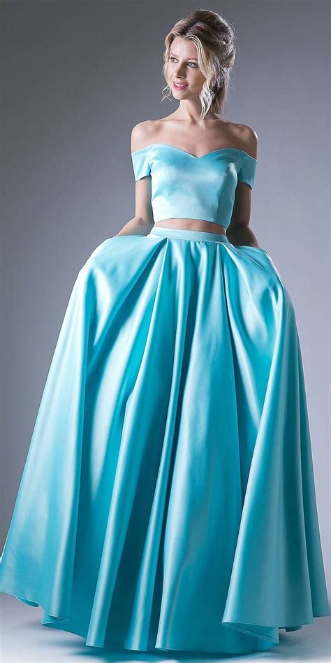 shoulder  piece long dress  pockets  cinderella divine  prom dresses