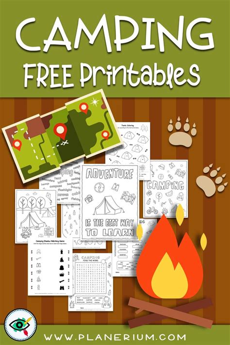 camping themed classroom printables printable templates