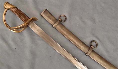 sold authentic antique american civil war confederate cavalry saber