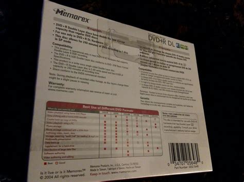 Memorex Dvd R Dl 8 5 Gb Double Layer Blank Dvd 3 Pack Brand New