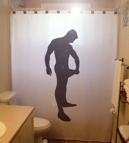 Gay Man Shower Curtain Hunk Male Bathroom Decor Extra Long Etsy