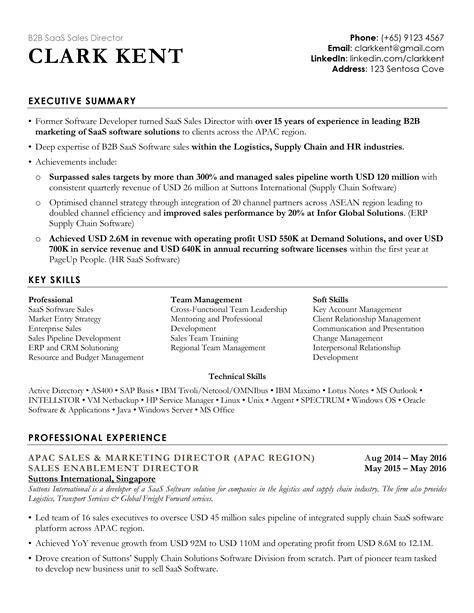 professional business resume template resume  gallery hot