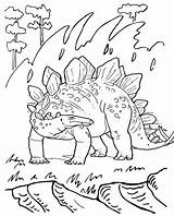 Stegosaurus Coloring Pages Fascinating Adults Kids sketch template