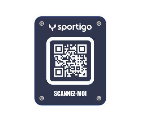 qr code pour salle de sport sportigo