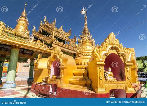 oo ponya shin pagoda sagaing mandalay myanmar la pagoda