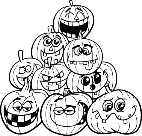 pumpkins coloring page  getcoloringscom  printable