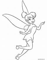 Tinkerbell Coloring Pages Disney Fairy Bell Tinker Fairies Results sketch template