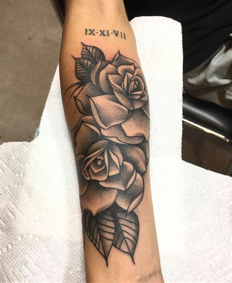 traditional roses tattoo traditional rose tattoos forarm tattoos