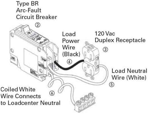 arc fault breaker wiring diagram collection wiring diagram sample