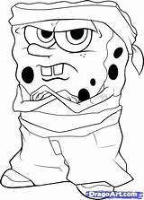 Spongebob Cartoon Gangster Draw Coloring Pages Drawing Drawings Characters Graffiti Ghetto Gangsta Step Thug Cliparts Wall Color Gang Clipart Cartoons sketch template