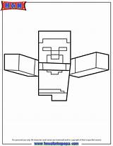 Minecraft Coloring Pages Herobrine Flying Skins Kids Colouring Color Steve Cool Lego Ball Dragon Skylanders Crafts Fun Character Fonts Running sketch template