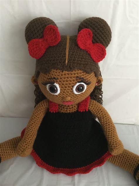 neat buns knitted dolls crochet doll african dolls