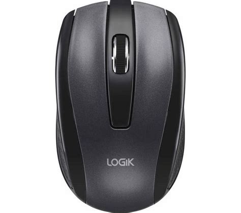 buy logik lbwlm wireless optical mouse grey black currys