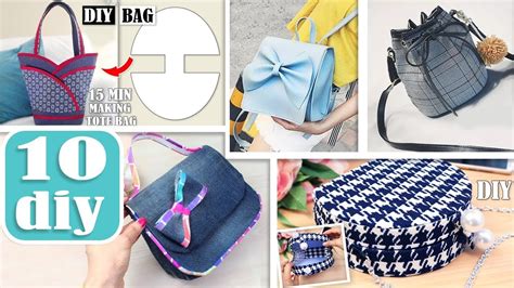 awesome diy bag tutorials cut sew purse bag designs making