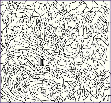 color  number  adults fun coloring page