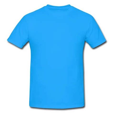 Sky Blue Plain T Shirt Size Small Medium Large At Rs 90 In Chennai