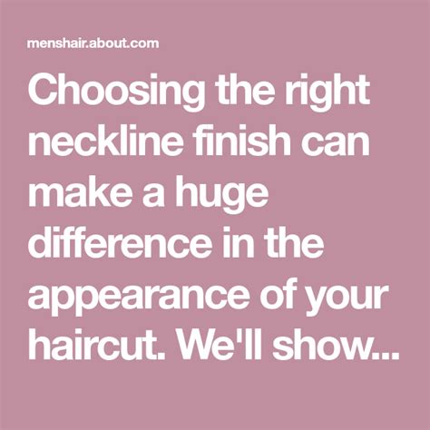 blocked rounded or tapered choosing the right neckline