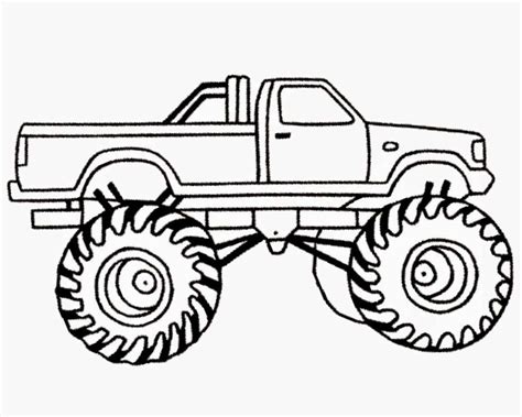 monster truck drawing  getdrawings