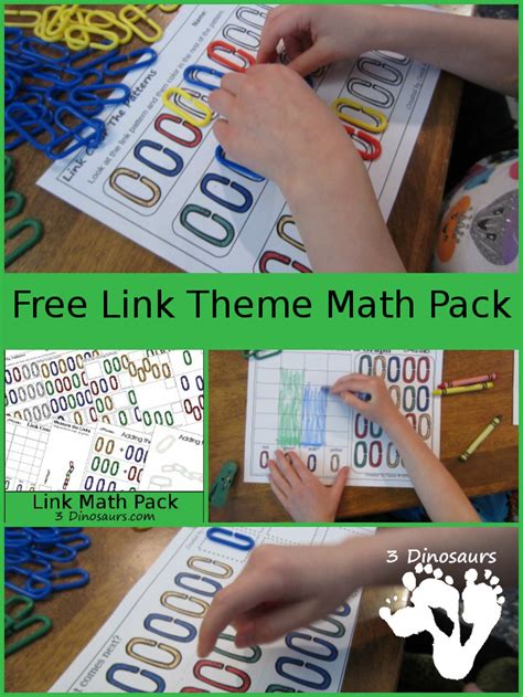 math links printables pack  homeschool deals